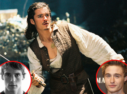 Orlando Bloom, Pirates of the Caribbean, Sam Claflin, Max Irons Orlando Bloom, Pirates of the Caribbean, Sam Claflin, Max Irons